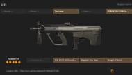 MW AUG loadout (Image via sym.gg)